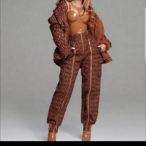 Ivy Park Monogram Zipper Pants